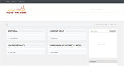 Desktop Screenshot of chhattisgarhindustrialnews.com